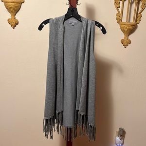 Sleeveless, Fringed Vest
